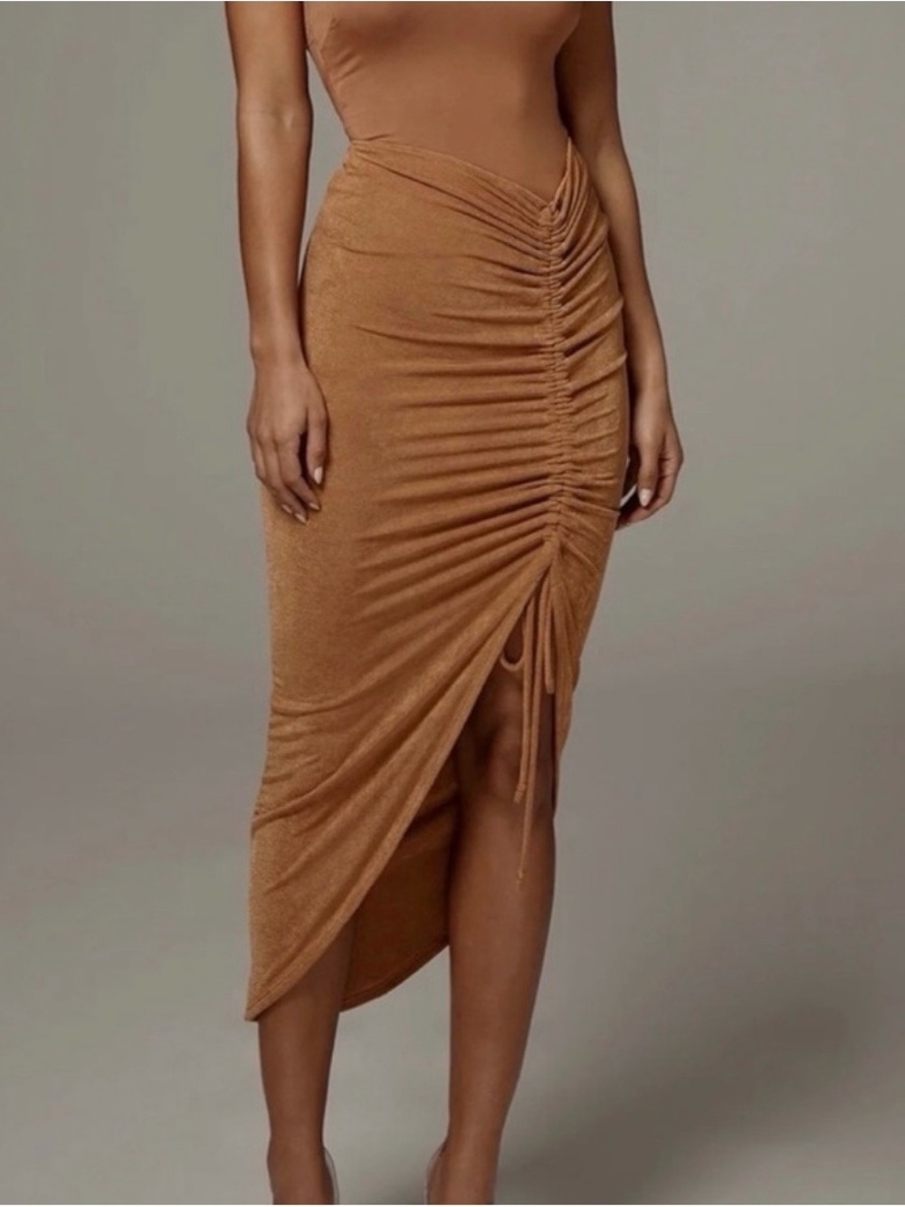 Jluxlabel pecan aura slinky skirt